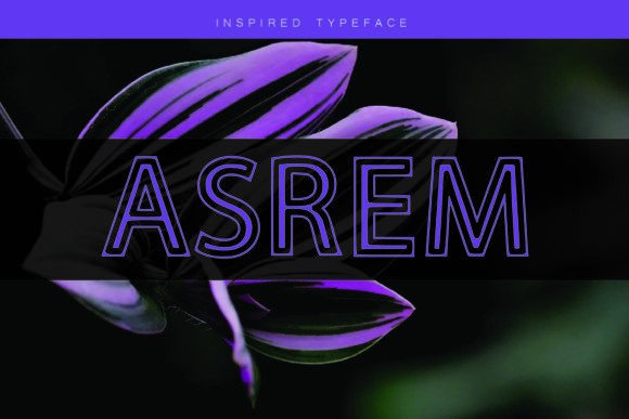 Asrem: A Timeless Display Font for Bold Branding