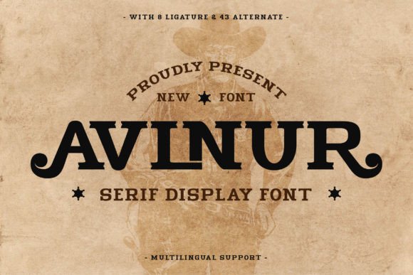 Avlnur Font for Modern Web Design