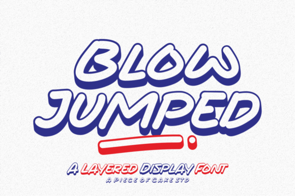 Blow Jumped: A Playful Display Font for Web Design