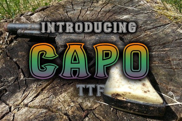 Capo: A Flashy Display Font for Bold Web Design