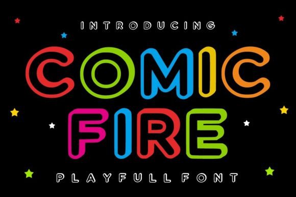 Comic Fire: A Bold Display Font for Eye-Catching Brand Content