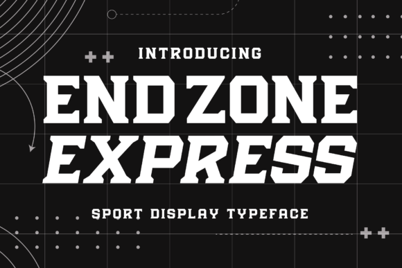 Endzone Express: A Bold Font for Professional Branding