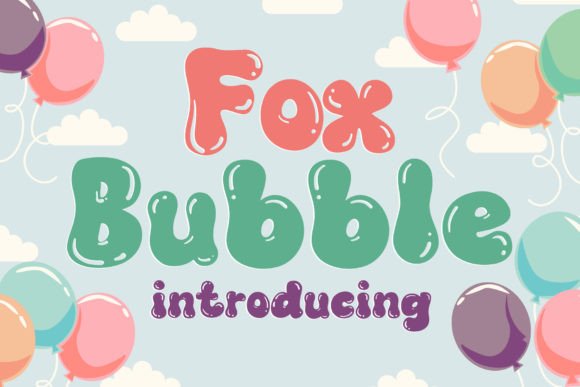 Fox Bubble Font for Modern Web Design