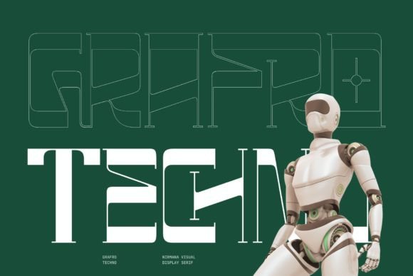 Grafro Techno: A Futuristic Font for Modern Branding
