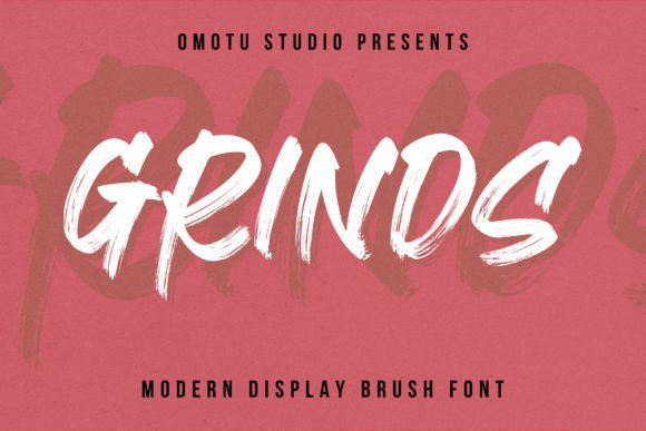 Grinds Font for Branding and Campaign Design