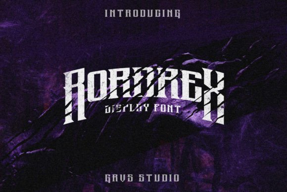 Grvs Rorarex Sport and Esport Font for Editorial Design