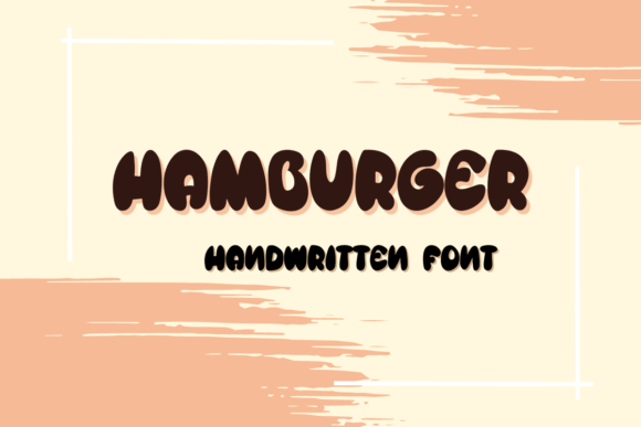 Hambergers: A Handwritten Font for Creative Branding