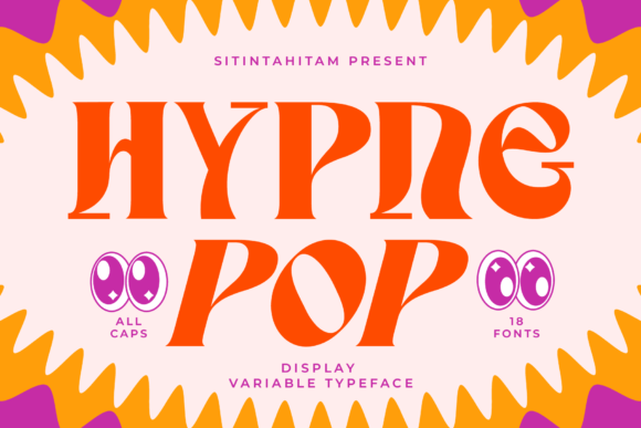 Hypne Pop: A Groovy Display Font for Modern Web Projects