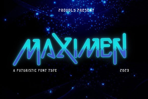 Maximen: A Futuristic Display Font for Bold Branding