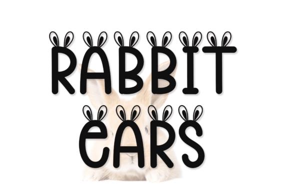 Rabbit Ears Font for Editorial Design and Content Creation