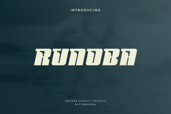Runoba: A Modern Display Font for Editorial Design