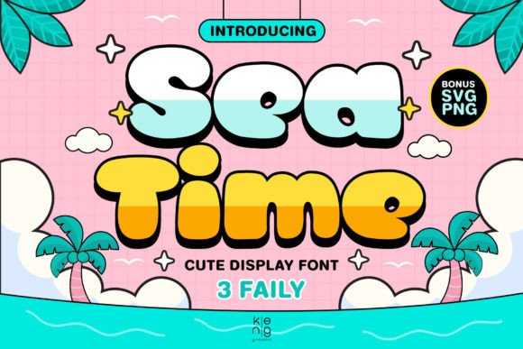 Sea Time Font for Eye-Catching Digital Campaigns