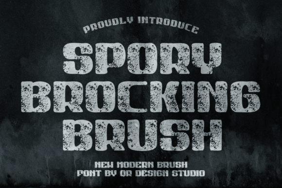 Spory Brocking Brush: A Font That Boosts Brand Identity