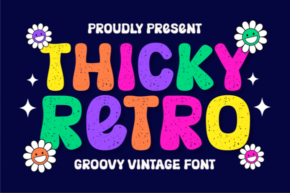 Thicky Retro: A Playful Display Font for Modern Web Projects