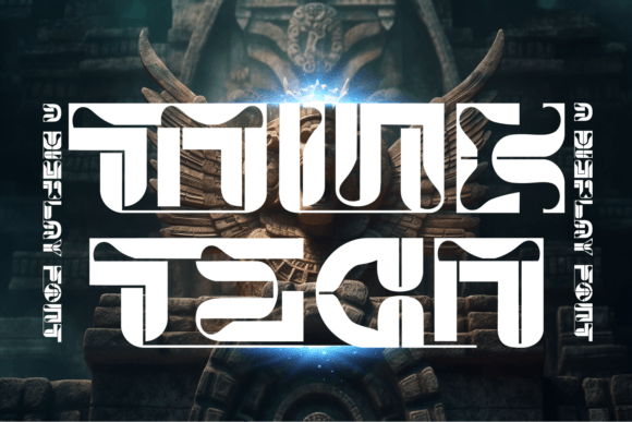 Think Tech Font for Handmade Creations