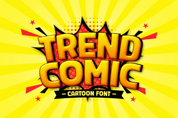 Trend Comic: A Playful Display Font for Bold Campaigns