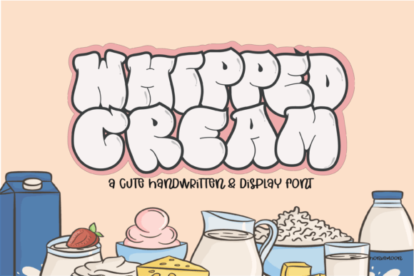 Whipped Cream Font for Modern Web Design