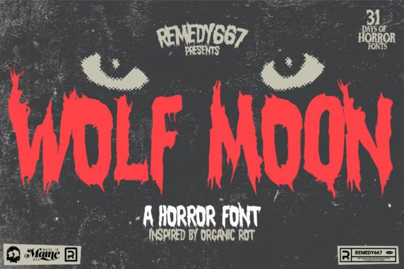 Wolf Moon Font for Editorial Design